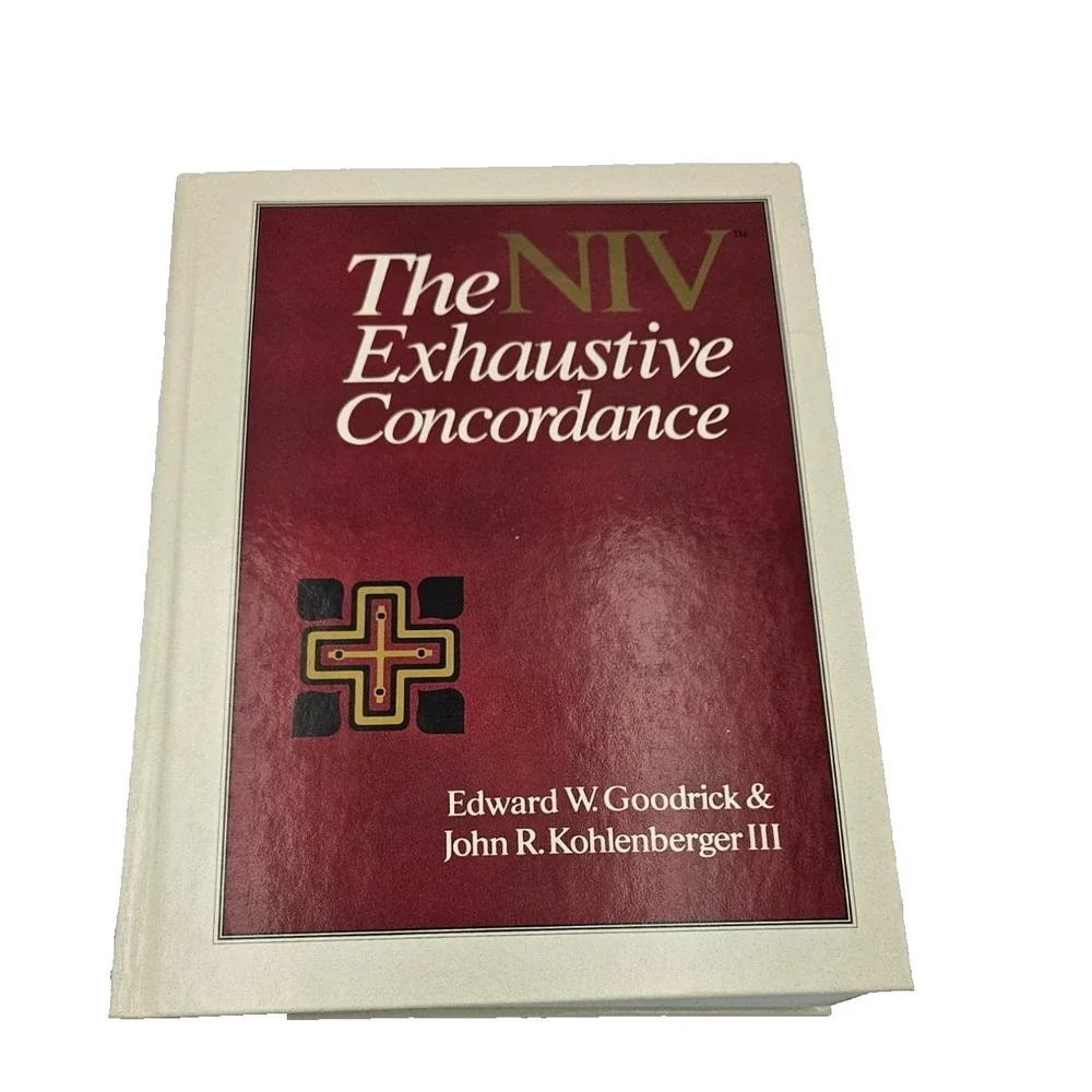 NIV Exhaustive Concordance Goodrick Kohlenberger Bible Study Reference